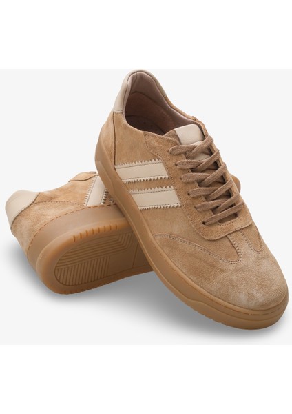 Luvia Kadın Hakiki Deri Sneaker Spor Ayakkabı Camel modelleri