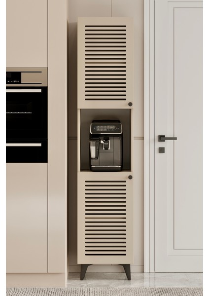 Sümer Panjur Kapaklı Açık Raflı Mdf Banyo Dolabı- Kiler Dolabı- Mutfak Dolabı - Çok Amaçlı Saklama Dolabı fiyatları