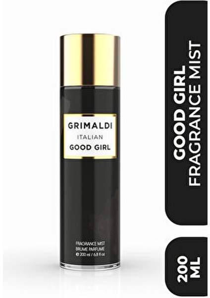 Good Girl Kadın Vücut Spreyi Zarif Koku ile 200 ml Gündelik Kullanım İçin fırsatları
