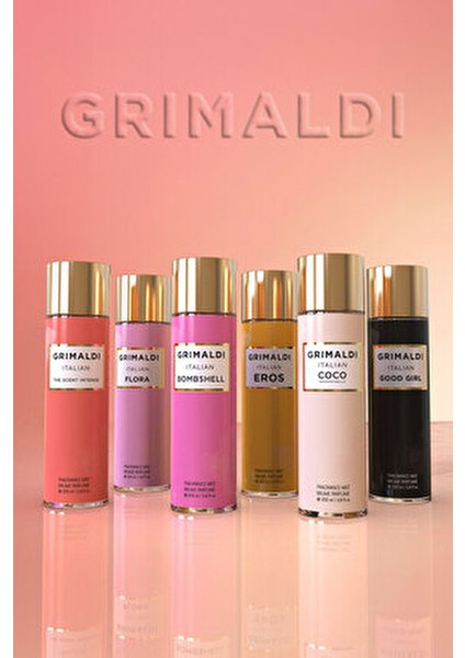 Good Girl Kadın Vücut Spreyi Zarif Koku ile 200 ml Gündelik Kullanım İçin indirimleri