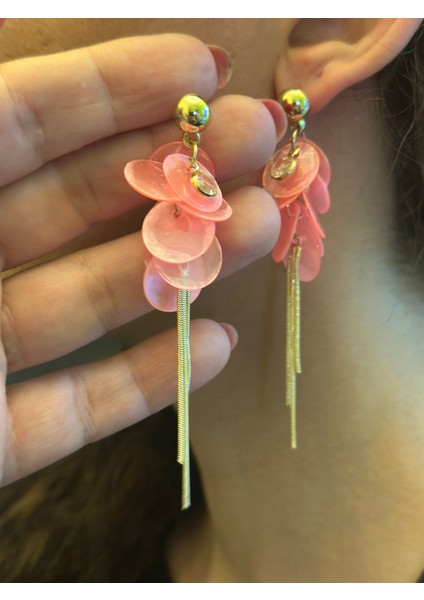 Sedef Pullu Kadın Üzüm Küpe 10 cm fiyatları