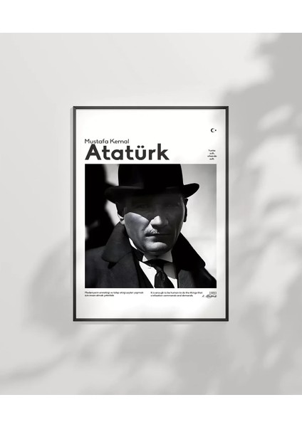 Çerçevesiz Poster Gölgedeki Deha fiyatları