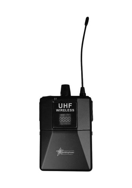 Telsiz Mikrofon Yedek Yaka Mikrofonu Vericisi Uhf Yedek Yaka - STP-301 ve STP-401 Modelleri Ile Uyumlu