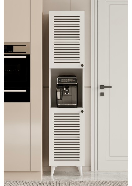 Sümer Panjur Kapaklı Açık Raflı Mdf Banyo Dolabı- Kiler Dolabı- Mutfak Dolabı - Çok Amaçlı Saklama Dolabı fiyatları