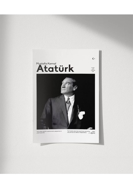 Çerçevesiz Poster Bağımsızlığa Adanmış Bir Ömür