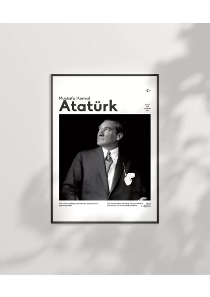 Çerçevesiz Poster Bağımsızlığa Adanmış Bir Ömür fiyatları