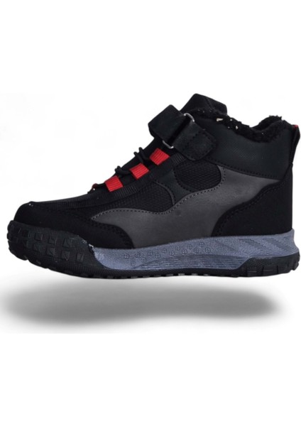 Visco 064 Siyah-Füme Erkek Çocuk Kışlık Bot Ayakkabı modelleri