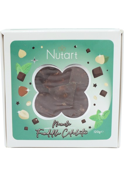 Fındıklı Naneli Bitter Çikolata 120G