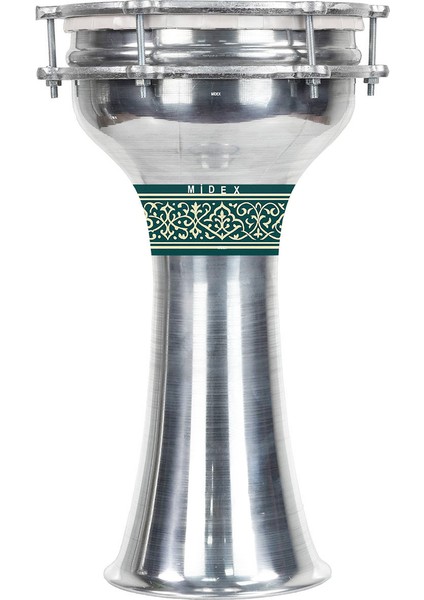 Dbk-04 Yetişkinler Için 4 Numara Büyük Boy Alüminyum Darbuka (38 x 20 cm)