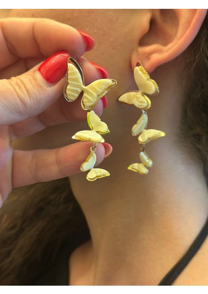 Sedef Kelebekli Kadın Küpe fiyatları