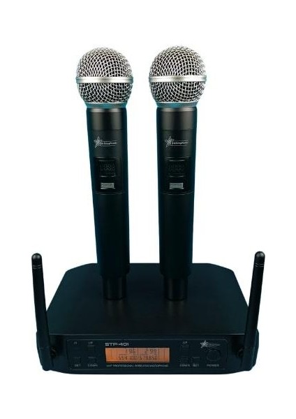 STP-401 Ee - Uhf Telsiz Mikrofon - 2 El - 2X99 Kanal