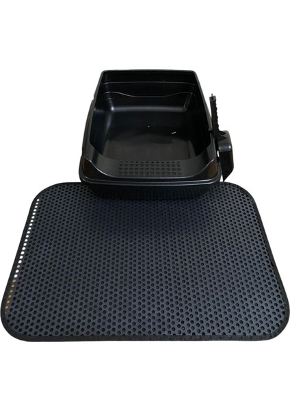 Elekli Açık Kedi Tuvaleti + Kedi Kum Paspası + Kum Küreği Hediyeli Set fiyatları