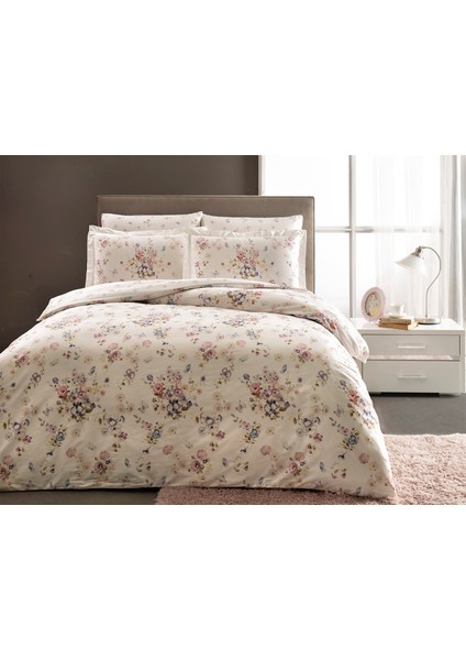 Dijital Saten Çift Kişilik Nevresim Takımı