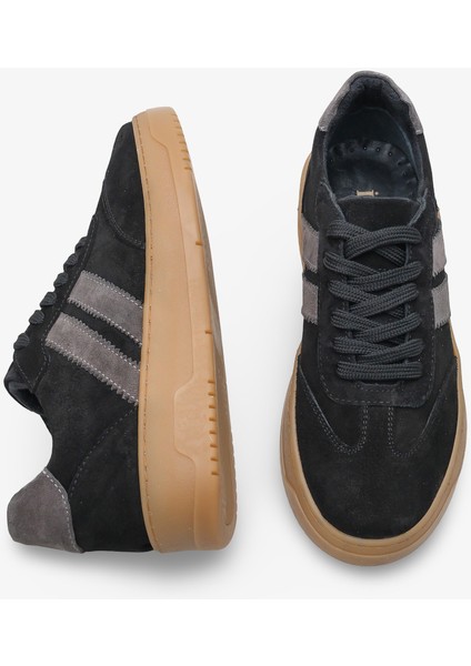 Luvia Kadın Hakiki Deri Sneaker Spor Ayakkabı Siyah fırsatları