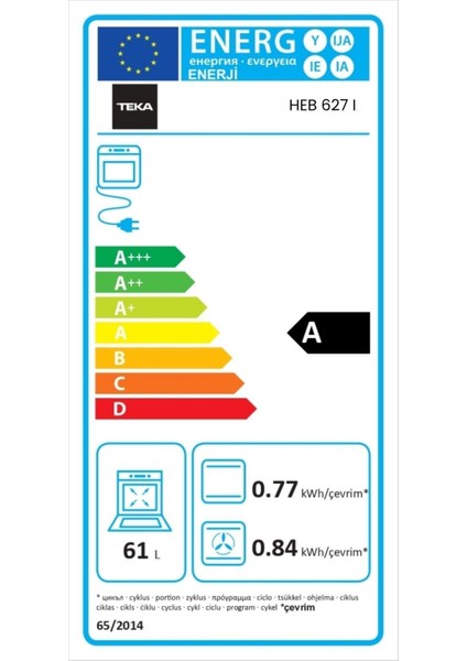 Heb 627 Inox Ankastre Fırın modelleri