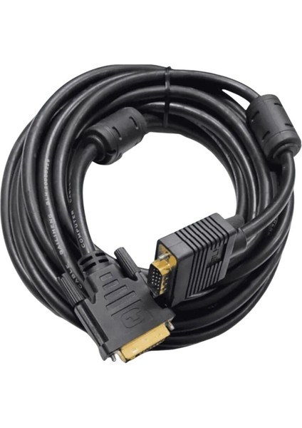 Awm DVI To VGA Cable E256295 Ses Jacklı -5 Metre DVI To VGA Kablosu E256295 modelleri