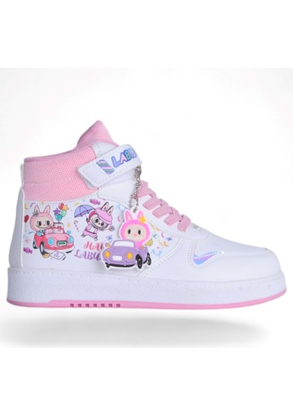 Prokids 4444 Beyaz-Pembe Kız Çocuk Bot Ayakkabı fiyatları