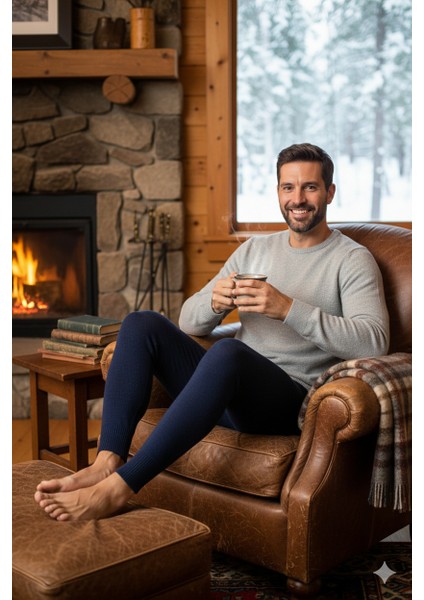 Erkek Kışlık Yünlü Termal Içlik Kalın Triko Örme Düz Renk Sıcak Tutar Rahat Tam Kalıp fırsatları