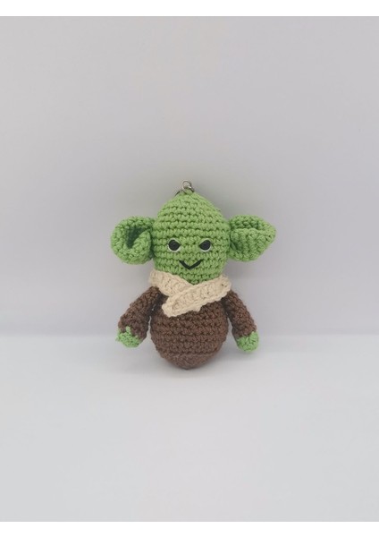 Amigurumi Yoda Anahtarlık & Çanta Süsü