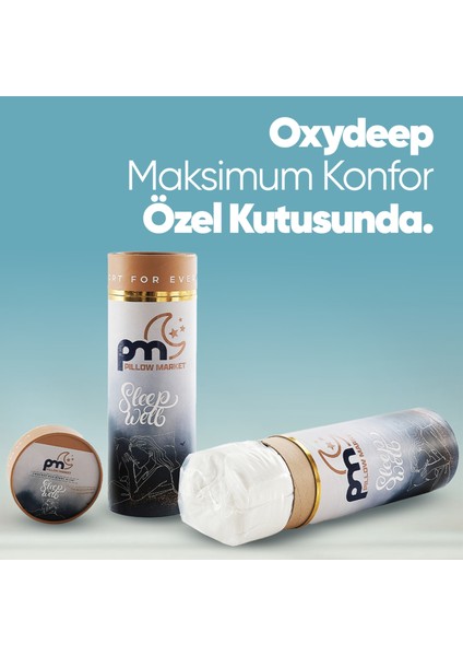 Yorgunluk Önleyici Oxydeep Yastık - Uyku Düzenleyen Ortopedik Ergonomik Tombul [ Visko Yastık ] modelleri