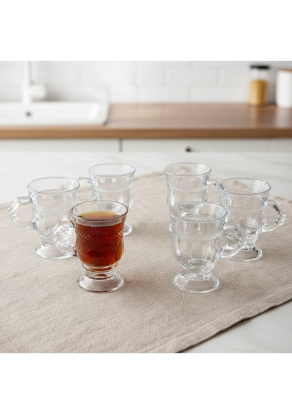 Una Majore 6 Kişilik Ayaklı Çay Fincan Takımı – 6 x 145 Ml. modelleri