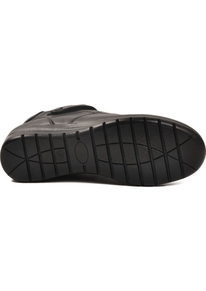 Siyah Hakiki Deri Bilek Boy Kadın Bot PLV1540 Z indirimleri