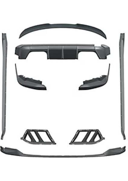 Bmw G80 M3 M Performance Aero Body Kit Parlak Siyah 2019-2025