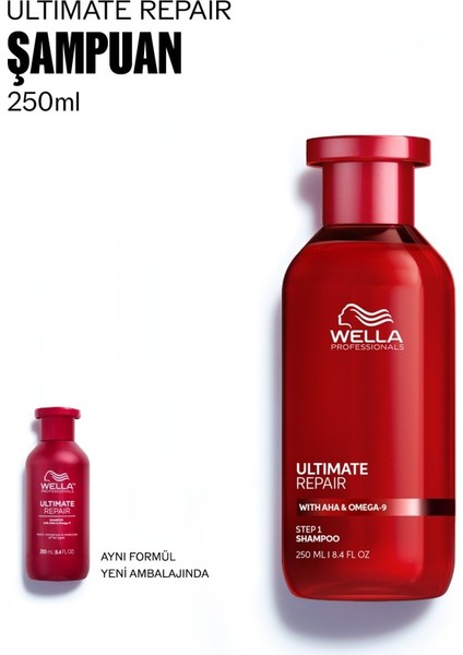 Ultimate Repair Yıpranmış Saçlar Için Saçı Ağırlaştırmayan Şampuan 250 ml