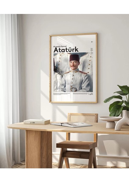 Çerçevesiz Poster Genç Subay Mustafa Kemal fırsatları