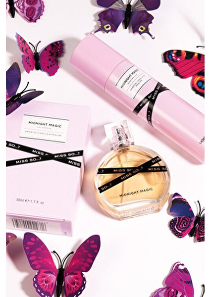 Midnight Magic Vücut Spreyi Vanilya ve Pralin Notalarıyla 140 ml Kadınlar İçin