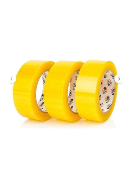 Akrilik Şeffaf Koli Bandı Bant 45MMX100 Metre 3 Adet