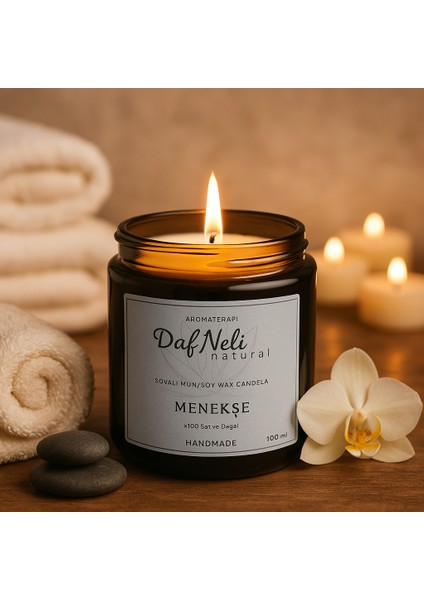 Menekşe Soyalı Masaj Mumu, 100 ml