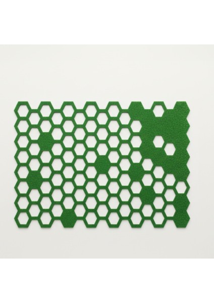 2 Adet Keçe Amerikan Servis Dikdörtgen Supla 33X44 Cm-Bal Peteği Desenli Supla modelleri