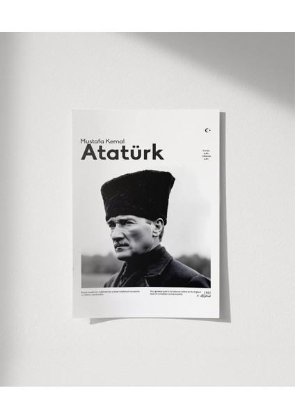 Çerçevesiz Poster Muasır Medeniyet Seviyesi