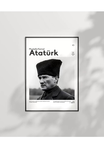 Çerçevesiz Poster Muasır Medeniyet Seviyesi fiyatları