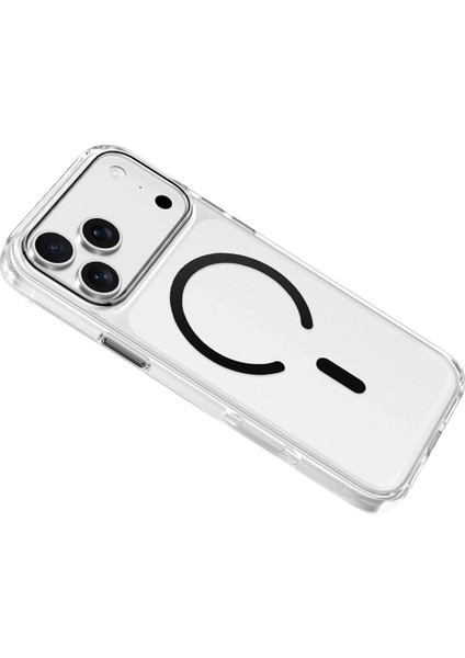Apple iPhone 17 Pro Max Kılıf Leke Bırakmaz Şeffaf Renkli Magsafe Halkalı Kapak fırsatları