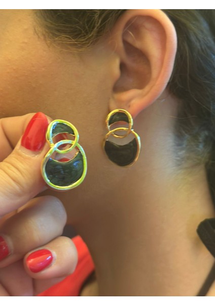 Sedefli Renkli Kadın Küpe 3 cm fiyatları