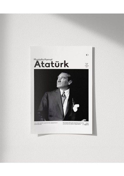 Çerçevesiz Poster Bağımsızlığa Adanmış Bir Ömür