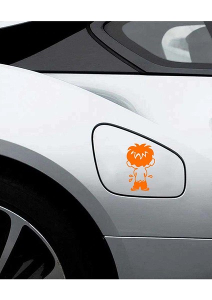 Çiş Yapan Çocuk Depo Kapağı Araba, Motorsiklet, Kask, Laptop, Cam Sticker 12X7 cm fiyatları