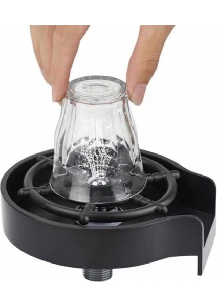 Yüksek Basınçlı Otomatik Bardak Yıkama Aparatı Mutfak Lavaboları Için Hızlı Kupa Durulayıcı indirimleri