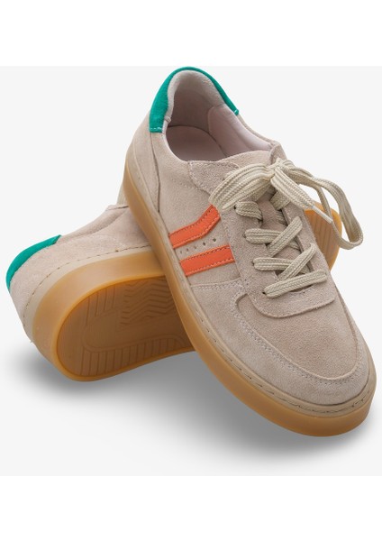 Luxe Sneaker Bej Süet modelleri