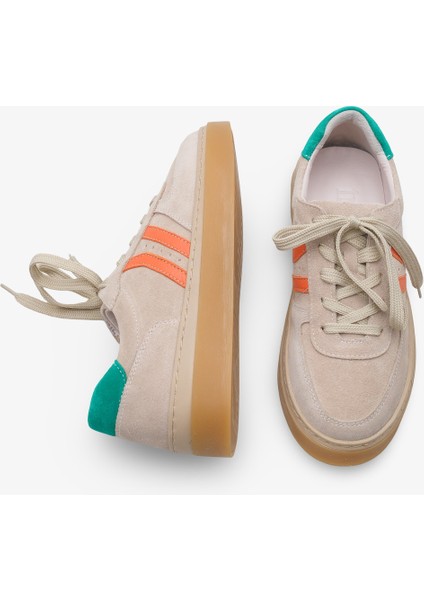 Luxe Sneaker Bej Süet fırsatları