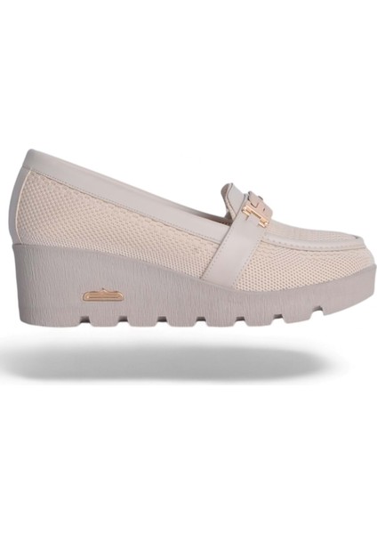 Esracan 2155 Krem Kadın Babet Ayakkabı fiyatları