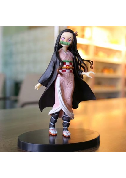 Kimetsu No Yaiba Aksiyon Figür 16 cm - Nezuko Kamado, Anime Koleksiyon Figürü