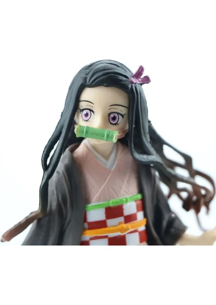 Kimetsu No Yaiba Aksiyon Figür 16 cm - Nezuko Kamado, Anime Koleksiyon Figürü