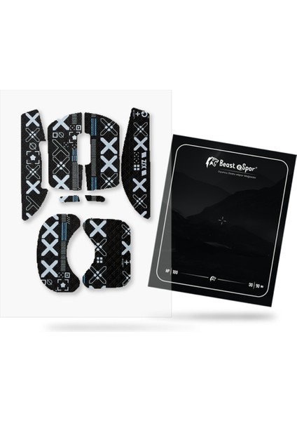 (Logi) Superlight 1 ve 2 - Grip Tape - Kaymaz Bant - Siyah