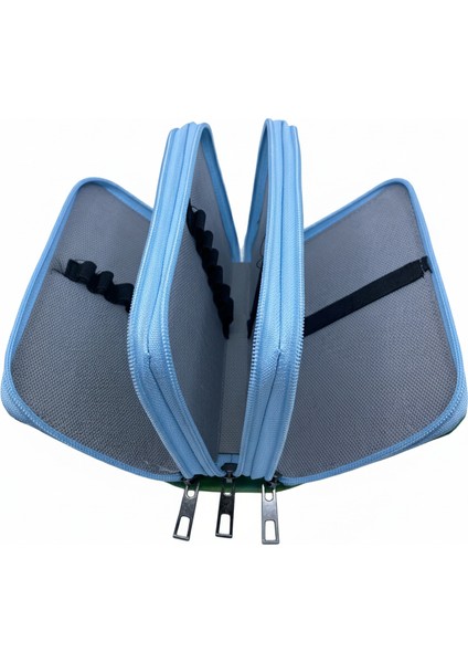 Üç Gözlü Lastikli Kalemlik Panda Renkli modelleri