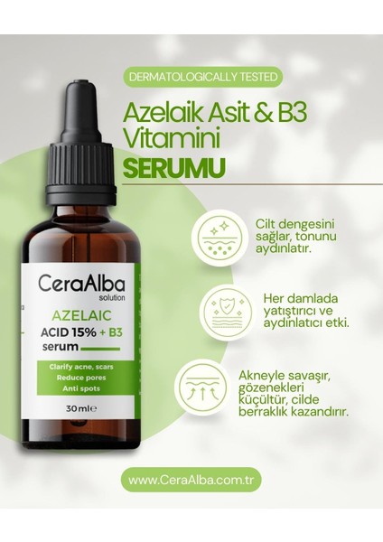 Azelaik Asit & B3 Vitamin Serumu fiyatları