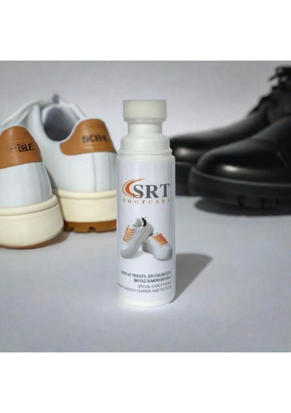 Spor Beyaz Deri ve Kumaş Ayakkabı Bakım Boyası 75 ml 1 Adet