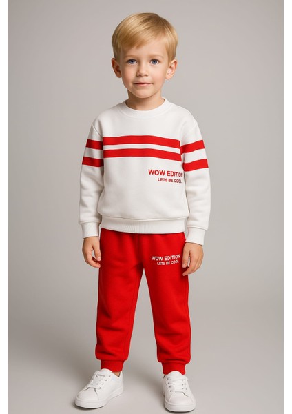 Çizgi Detaylı Üç Ip Erkek Çocuk Takım